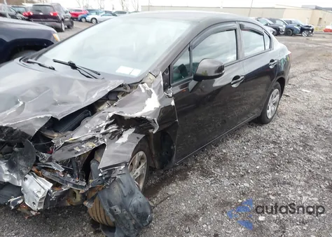 2013 Honda Civic Lx z USA, uszkodzony, nr VIN 2HGFB2F59DH588308